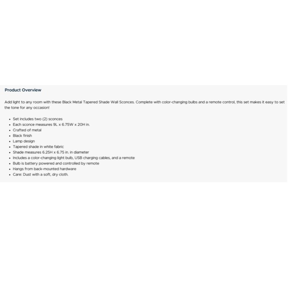 Set of 2 - Wall Scones LED Wireless - Black Metal - Remote - Picture 7 of 7